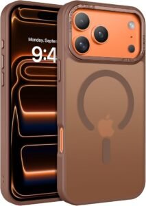 brown iphone 17 pro max case