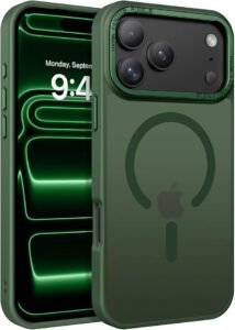 olive green iphone 17 pro max case