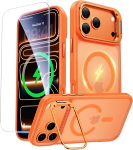 cute iphone 17 pro max cases for orange phone