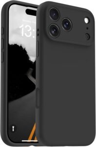 iphone 17 pro max silicone case with magsafe black