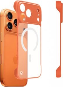 iphone 17 pro max bumper case orange