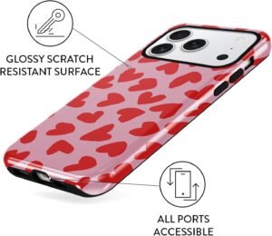 iphone 17 pro max hearts case