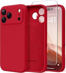 red iphone 17 pro max case
