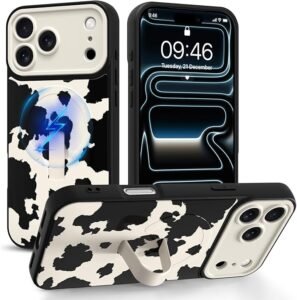 cow print iphone 17 pro max case