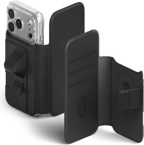 leather iphone 17 pro max folio case