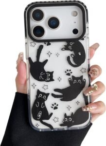 iphone 17 pro max case black cat