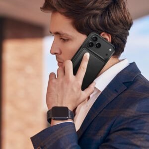 iphone 17 pro max leather case with wallet