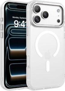 off white iphone 17 pro max case