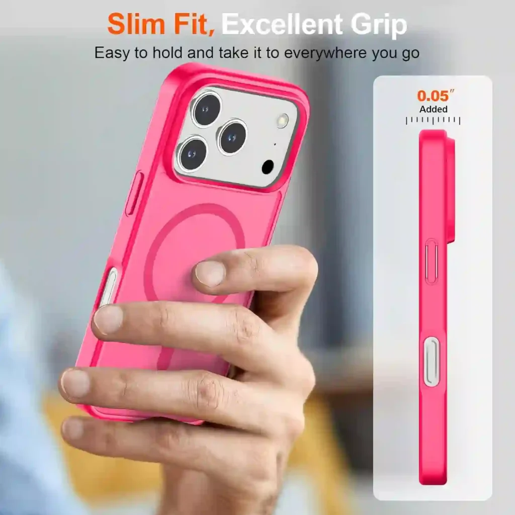 hot pink iphone 17 pro max phone case 2026