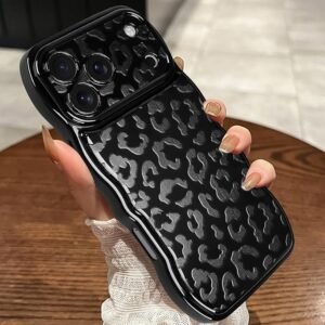 iphone 17 pro max black leopard case