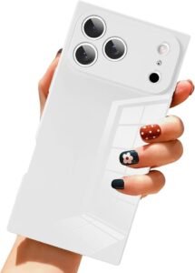 iphone 17 pro max case clear and white