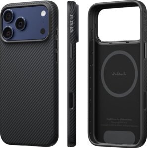 pitaka aramid ultraguard case black grey iphone 17 pro max