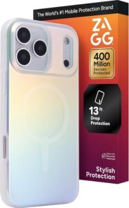 pink iridescent iphone 17 pro max case 2026