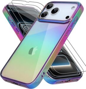 clear iridescent iphone 17 pro max case 2026