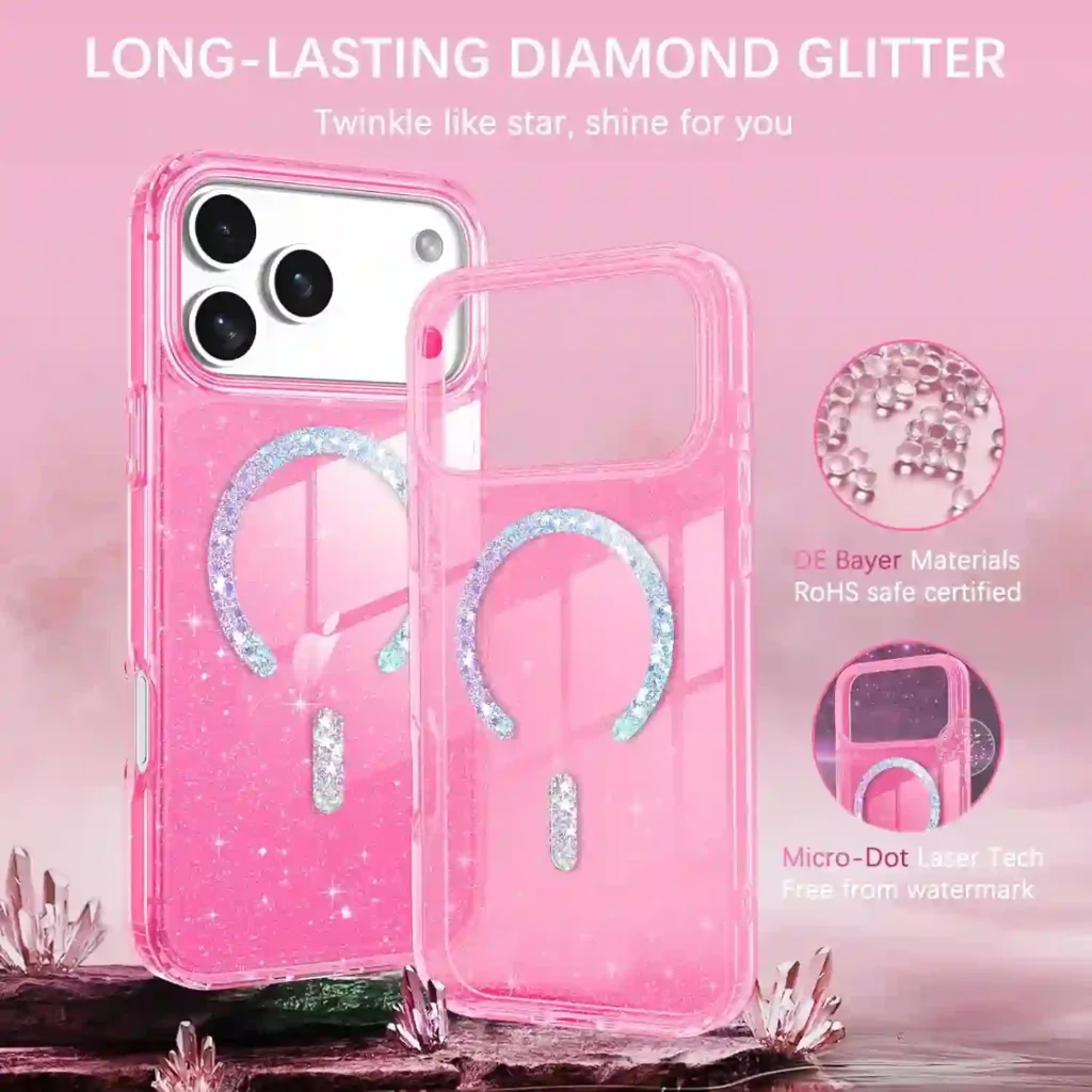 hot pink phone case iphone 17 pro max 2026