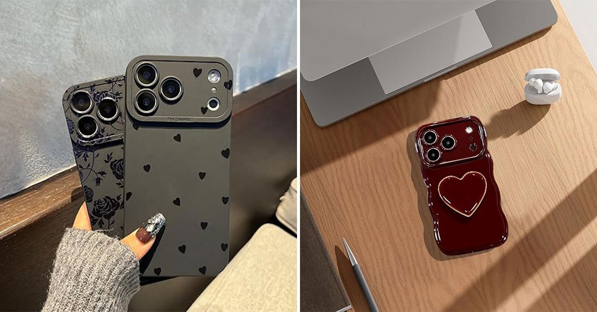 Iphone 17 pro max heart case