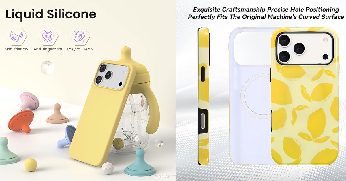 iphone 17 pro max case yellow