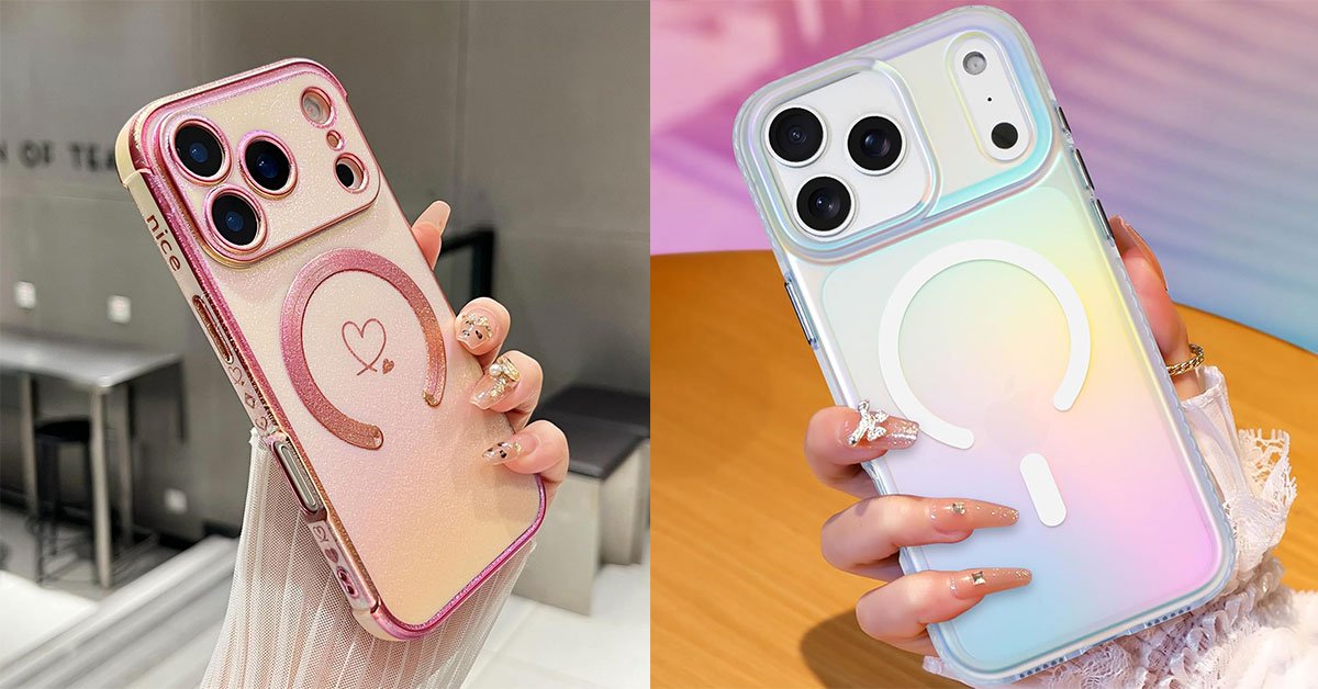 iridescent iphone 17 pro max case